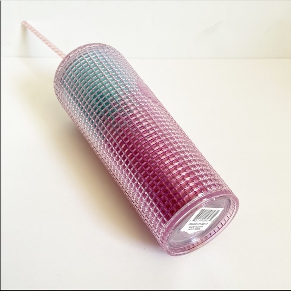 Starbucks Summer Blue/Pink Grid Tumbler - Picture 4 of 9
